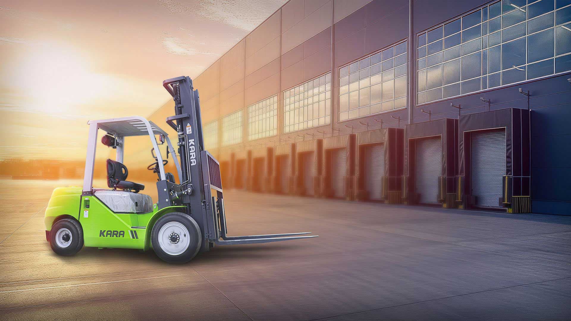 بنر تبلیغاتی خرید لیفتراک 3 تن دیزل کارا